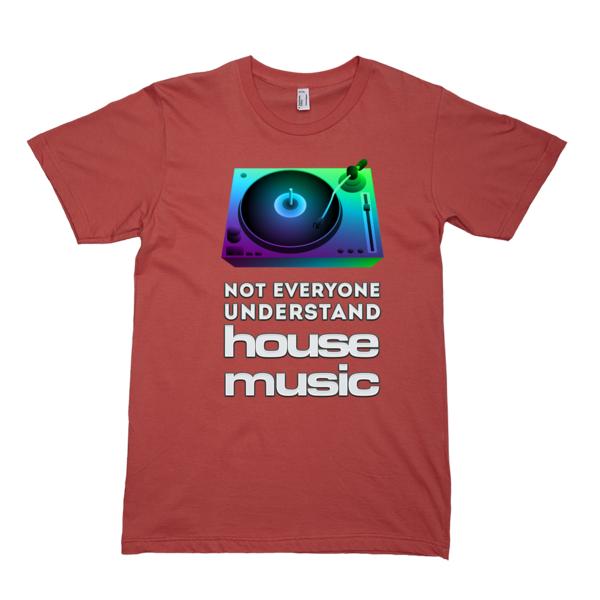 House Music Fan's Organic T-Shirt for Him