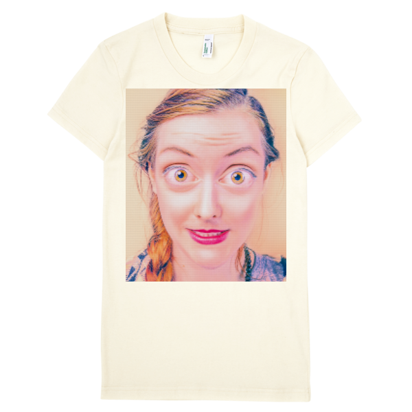 crazy-womens-face-stamp-organic-natural-tee
