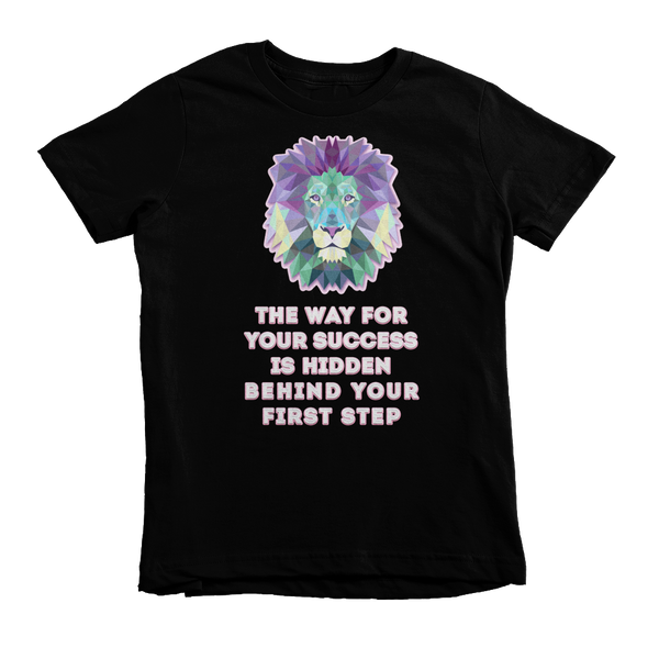 Lions Quotes Organic Kids Fine Jersey Short Sleeve Tee