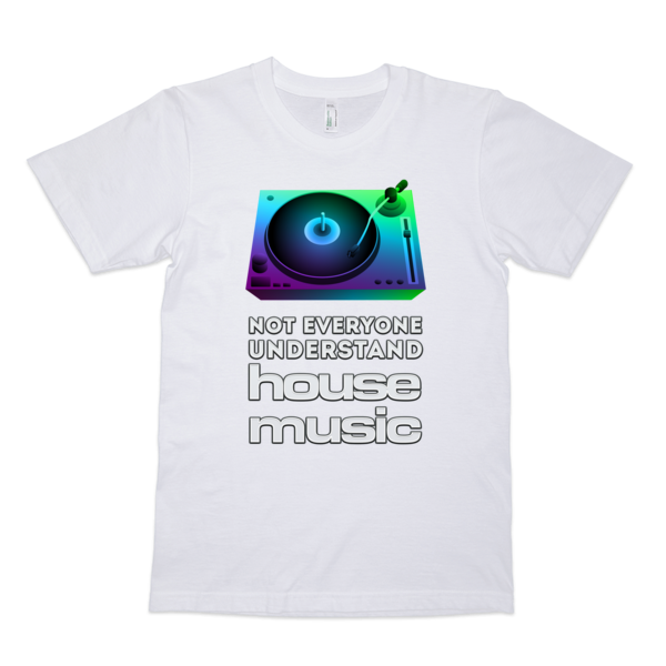 House Music Fan's Organic T-Shirt for Him