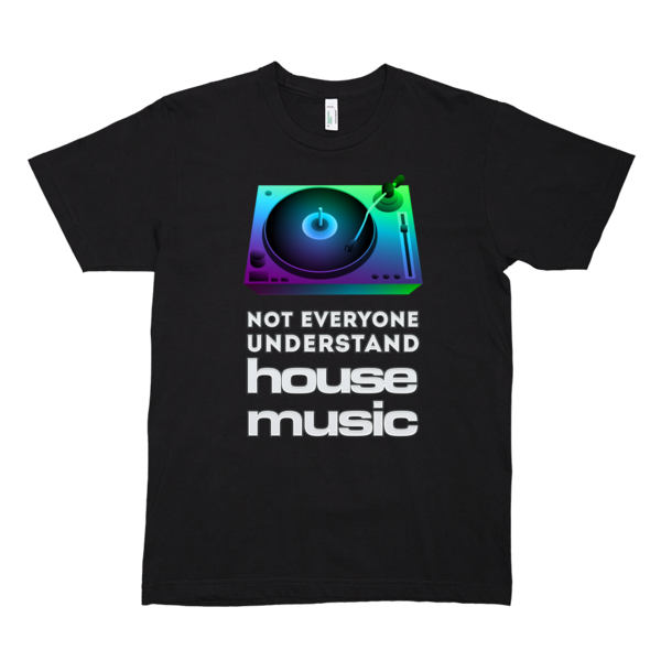 House Music Fan's Organic T-Shirt for Him