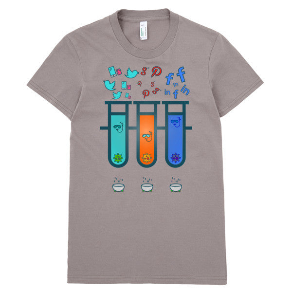 Social Media Lab Women's Short Sleeve Eko T-shirt