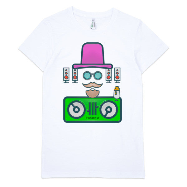 womens-deejay-short-sleeve-organic-white-t-shirt