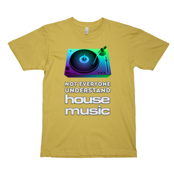 House Music Fan's Organic T-Shirt for Him